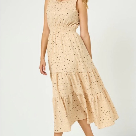 Hayden Vivian polka dot maxi dress, Size Small, NWOT - Picture 4 of 9